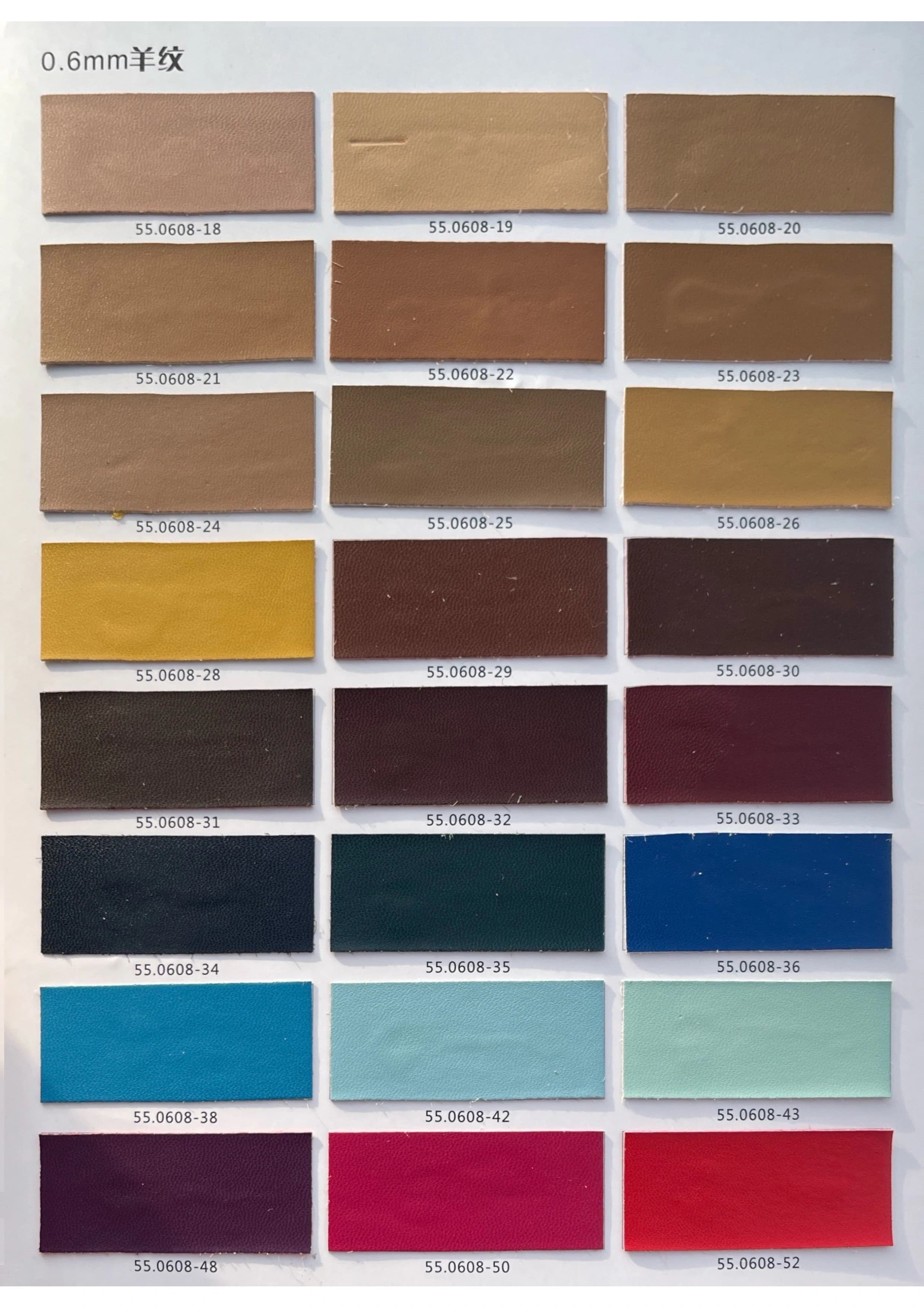 Sample of thick 6mm vegetable-tanned leather